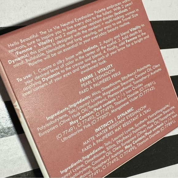 Eyeshadow pallet chella browns quad matte shimmer glitter neutral NEW - Picture 2 of 2